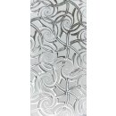 Verzierwachsplatte 100x200mm - Tiffany weiss/silber (1...