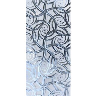 Verzierwachsplatte 100x200mm - Tiffany weiss/hellblau (1 Stück)