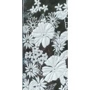 Verzierwachsplatte 100x200mm - Bouquet weiss/hellblau (1...