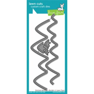 Lawn Fawn, lawn cuts/ Stanzschablone, stitched mountain borders