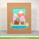 Lawn Fawn, lawn cuts/ Stanzschablone, stitched mountain borders