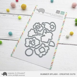 Mama Elephant, Creative Cuts/ Stanzschablone, Summer Splash