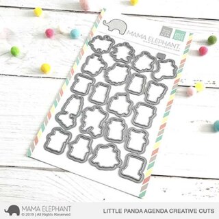 Mama Elephant, Creative Cuts/ Stanzschablone, Little Panda Agenda