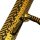 Fröbelsterne, Papierstreifen gold/schwarz, 20 Streifen, 25mm x 700mm