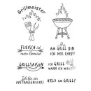 Stempel Clear, "Grillmeister", A7