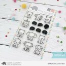 Mama Elephant, clear stamp, Stackable Cuties