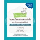 Lawn Fawn, Acryl-Stempelblock, 3.5" round grip block...