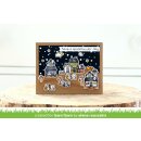 Lawn Fawn, clear stamp, spooky village
