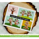 Lawn Fawn, lawn cuts/ Stanzschablone, tree before n afters