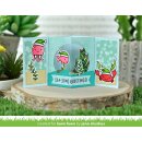 Lawn Fawn, clear stamp, christmas fishes