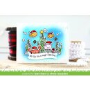 Lawn Fawn, clear stamp, christmas fishes