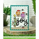 Lawn Fawn, clear stamp, christmas fishes