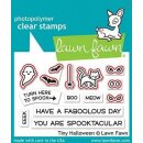 Lawn Fawn, clear stamp, tiny halloween