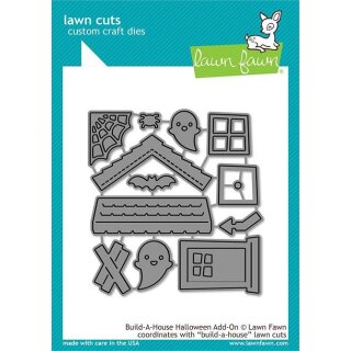 Lawn Fawn, lawn cuts/ Stanzschablone, build-a-house halloween add-on
