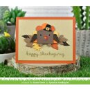 Lawn Fawn, lawn cuts/ Stanzschablone, tiny gift box peacock and turkey add-on