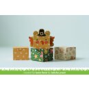 Lawn Fawn, lawn cuts/ Stanzschablone, tiny gift box peacock and turkey add-on