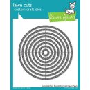 Lawn Fawn, lawn cuts/ Stanzschablone, just stitching double circles