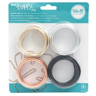 We R Memory Keepers, BIG happy JIG, NEUTRAL WIRE - Multi Pack, 10m/je 2,5m