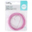 We R Memory Keepers, happy JIG, COLOR WIRE - PINK, 5,49m