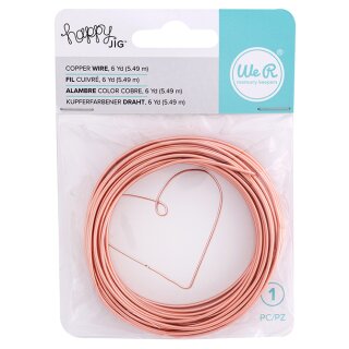 We R Memory Keepers, happy JIG, COLOR WIRE - COPPER, 5,49m