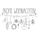 Butterer, Stempel "Frohe Weihnachten" -...