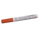 Acryl-Marker, orange, Rundspitze 2-4 mm, mit Ventil