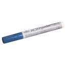 Acryl-Marker, azurblau, Rundspitze 2-4 mm, mit Ventil