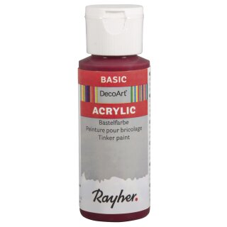 Acrylic-Bastelfarbe, portwein, Flasche 59 ml