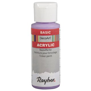 Acrylic-Bastelfarbe, lavendel, Flasche 59 ml