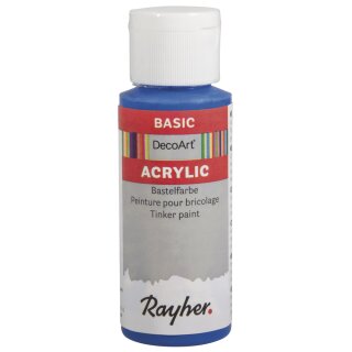 Acrylic-Bastelfarbe, royalblau, Flasche 59 ml