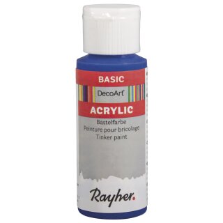Acrylic-Bastelfarbe, ultramarinblau, Flasche 59 ml