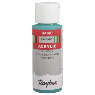 Acrylic-Bastelfarbe, ind.türkis, Flasche 59 ml