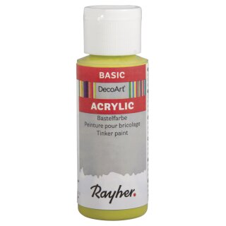 Acrylic-Bastelfarbe, pastellgrün, Flasche 59 ml