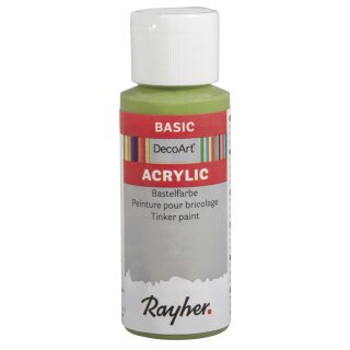 Acrylic-Bastelfarbe, hausergrün hell, Flasche 59 ml