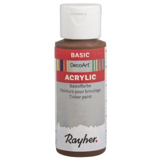 Acrylic-Bastelfarbe, kastanie, Flasche 59 ml