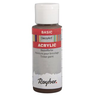 Acrylic-Bastelfarbe, mokka, Flasche 59 ml