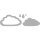 Rayher Stanzschablonen Set ("deep edge"): "Clouds & Drops", 0,5-9,1x0,8-4,8cm, 4 Teile