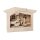 Holzbausatz 3D-Motivrahmen, Krippe, 24x24x6,3cm, 13-tlg.