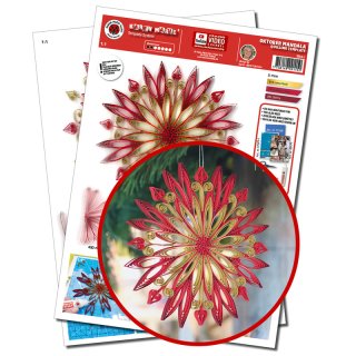 papier + ideen: Quilling Template, Oktober Mandala