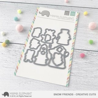 Mama Elephant, Creative Cuts/ Stanzschablone, Snow Friends