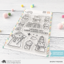 Mama Elephant, clear stamp, Snow Friends