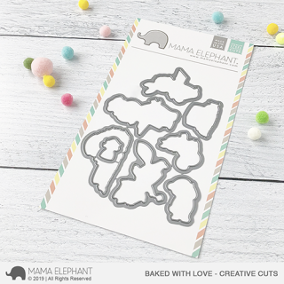 Mama Elephant, Creative Cuts/ Stanzschablone, Baked With Love