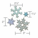 SIZZIX Bigz L Die - Stacked Snowflakes, Tim Holtz - 660052