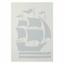 Stencils, Segelschiff, DIN A4