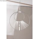 Metallringe beschichtet, 10cm &oslash; silber, 1 St&uuml;ck