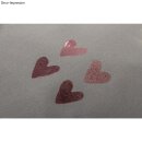 Metallic B&uuml;gel-Transferfolie, 21,5x28cm, 2-fach sort., 2 Bogen, ros&eacute;