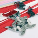 papier + ideen: Quilling Template, Santas Cat & Mouse