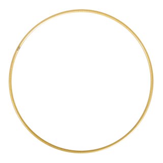 Metallringe beschichtet, 25cm ø gold, 1 Stück