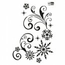 Stencil, Schneekristalle & Ornamente, DIN A4