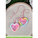 Lawn Fawn, clear stamp, love poems